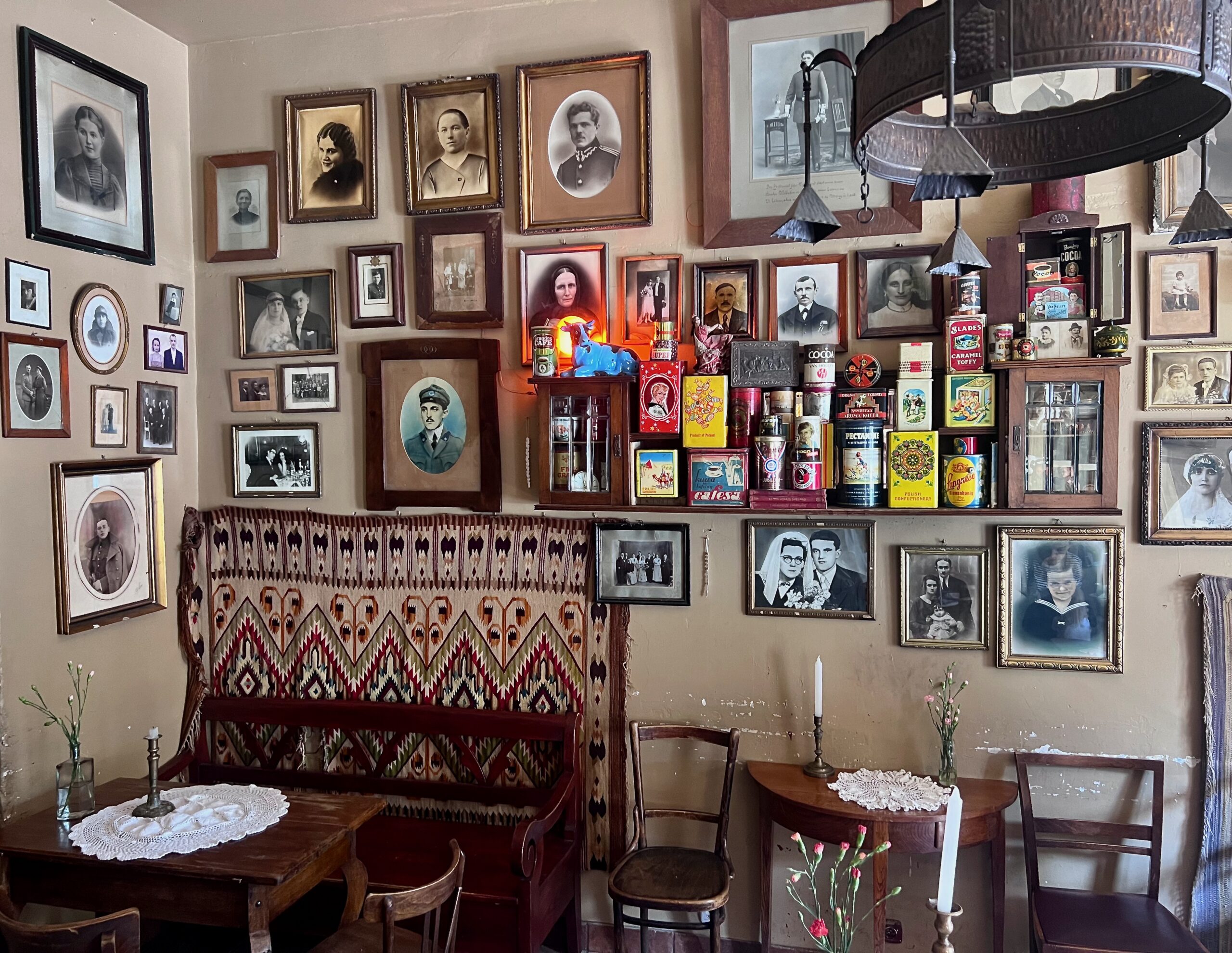 Butik och kafé i judiska kvarteret Kazimierz, Kraków